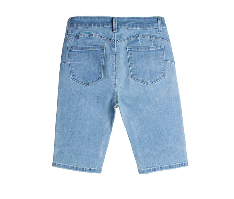 Womens Moto Style Jeans Shorts