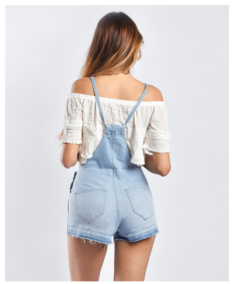 Cute Shortall Jean Short Overalls