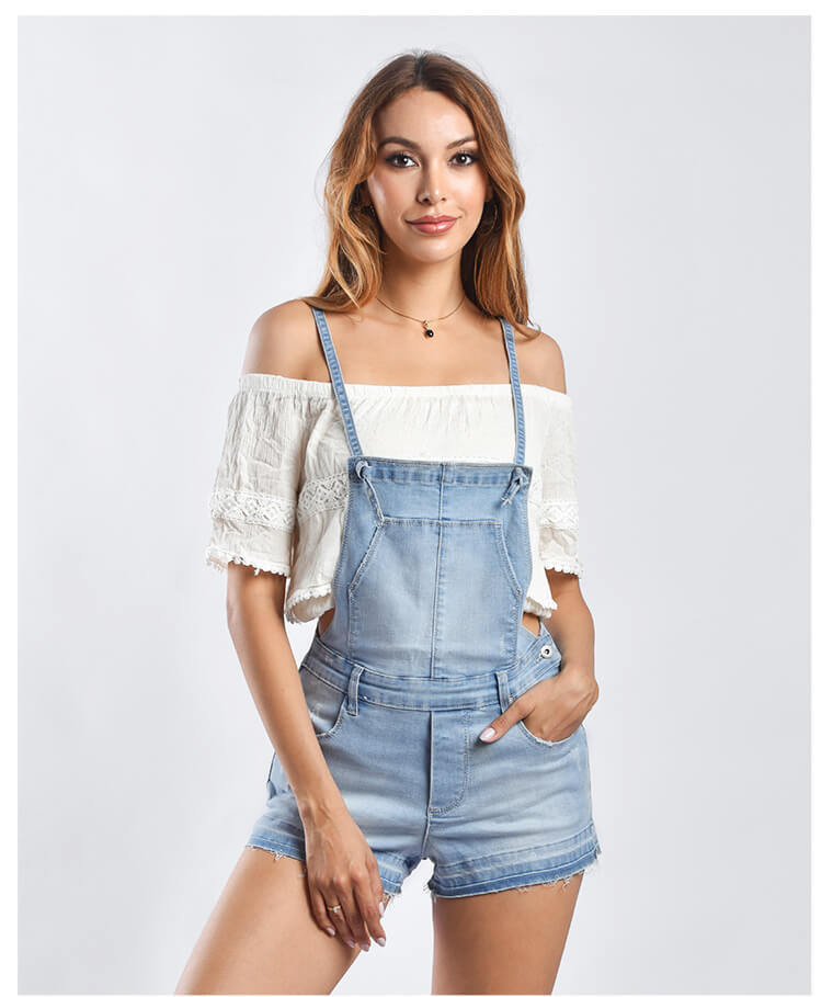 Cute Shortall Jean Short Overalls