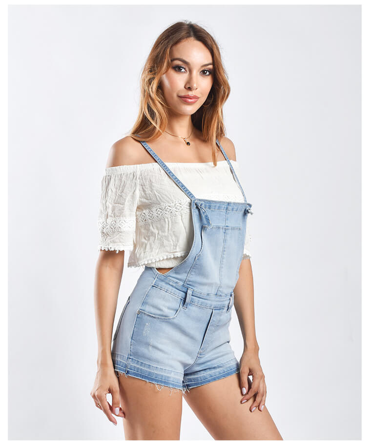 Cute Shortall Jean Short Overalls