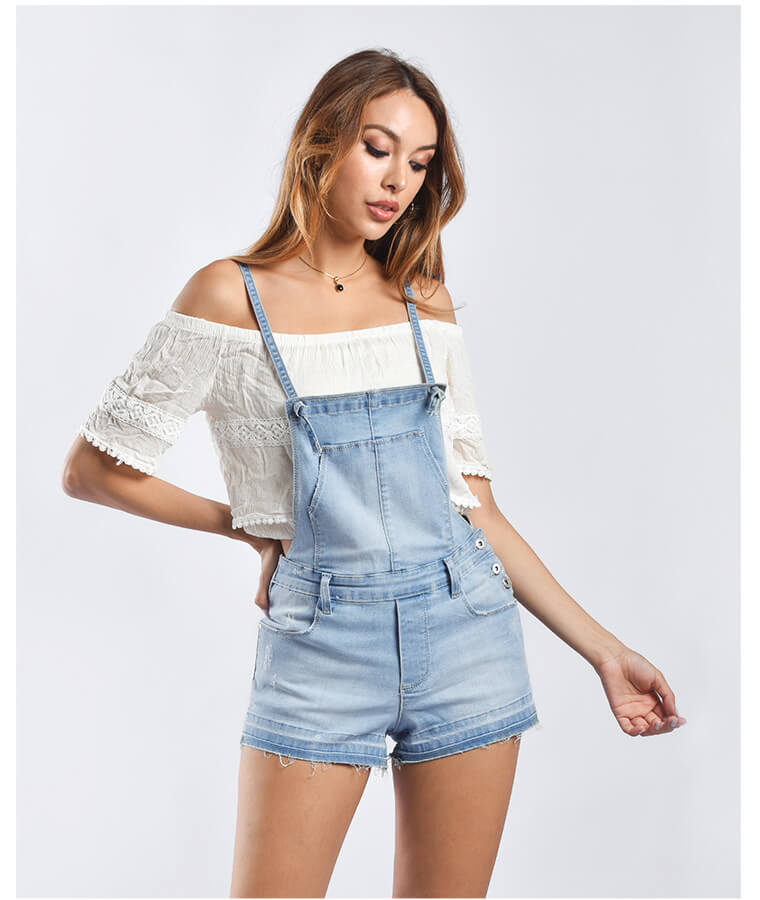 Cute Shortall Jean Short Overalls