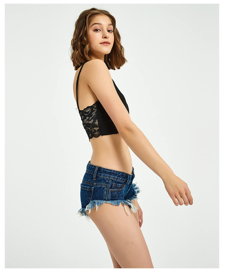 Lovely Low Rise Jean Shorts