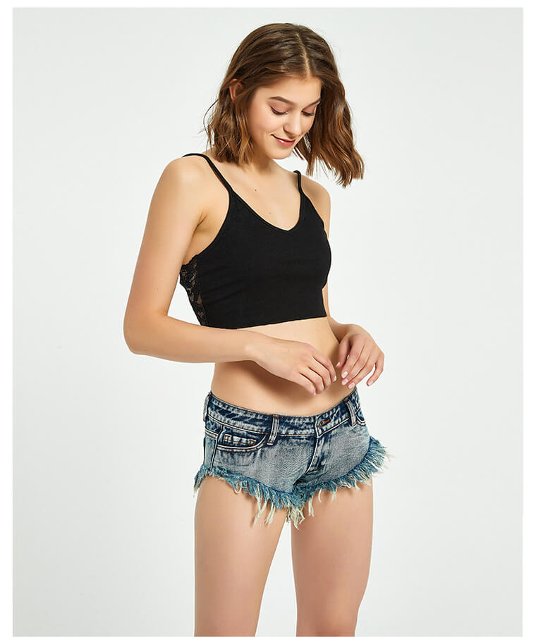 Cute Low Rise Denim Shorts