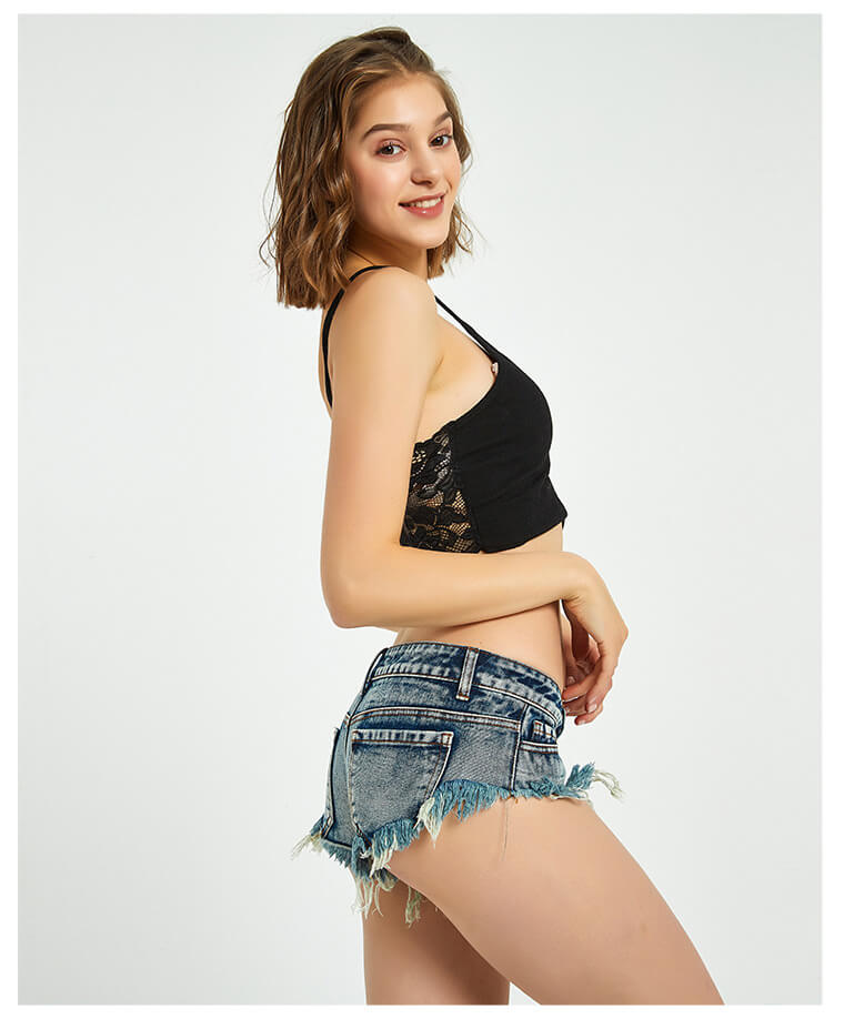 Cute Low Rise Denim Shorts